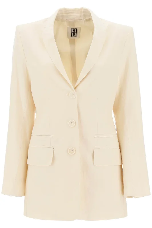Porter Linen Blend Blazer Women's Elegant Suit