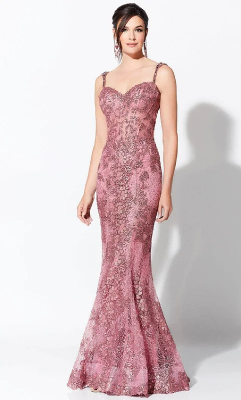 Ivonne D 119D41 - Sweetheart Beaded Lace Prom Gown